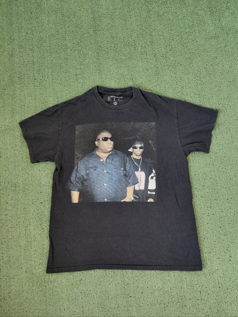 The Notorious Big & P Diddy Hip Hop Rap Rapper Music T Shirt Sz Medium